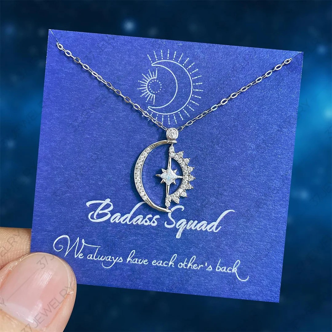 Badass Squad Friendship Necklace “We Always Have Each Other’s Back”