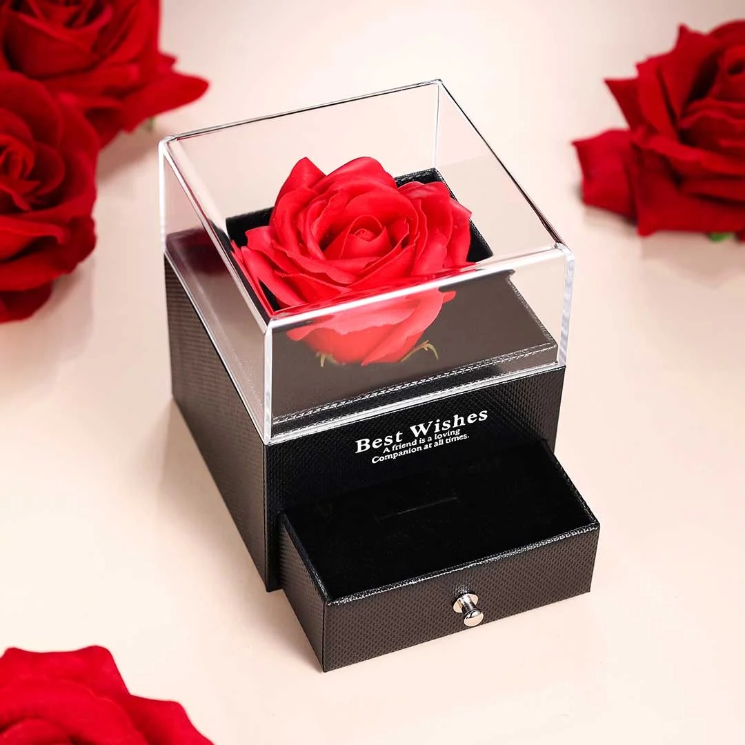 Enchanted Rose Jewelry Box Gift Package