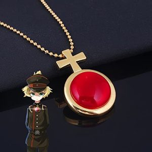 Saga of Tanya the Evil Cosplay Necklace (Metal Color: Brooch)