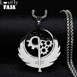 Brotherhood of Steel Fallout Charm Pendant Necklace