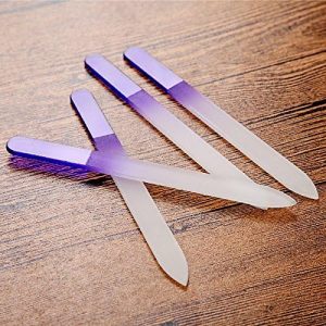 Glass Nail File Crystal Nail File – 4pcs Nail Files Crystal Glass File Buffer Manicure Device Nail Art Drations Tool – Nail File Glass