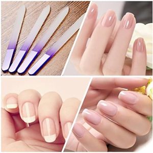 Glass Nail File Crystal Nail File – 4pcs Nail Files Crystal Glass File Buffer Manicure Device Nail Art Drations Tool – Nail File Glass