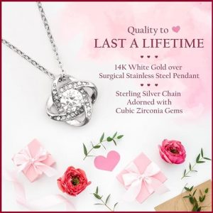 To My Soulmate Necklace For Women, Funny Gifts For Girlfriend, Personalized Christmas Presents For Girlfriend, Best Birthday Meaningful Gift Ideas For Wife, Women Romantic Jewelry For Her Anniversary