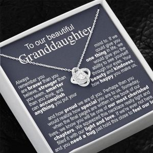 To Our Granddaughter Necklace, Granddaughter Necklace From Grandparents, Granddaughter Gifts From Grandma And Grandpa, Graduation Gift, Necklace For Granddaughter, Granddaughter Christmas Gifts