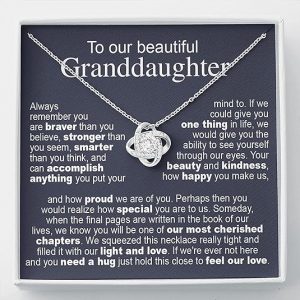 To Our Granddaughter Necklace, Granddaughter Necklace From Grandparents, Granddaughter Gifts From Grandma And Grandpa, Graduation Gift, Necklace For Granddaughter, Granddaughter Christmas Gifts