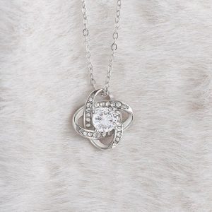 To My Mom Necklace From Daughter Mother And Daughter Gift Necklace For Her, Personalized Gift Thank You Mom Jewelry For Women