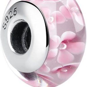 29 Styles Real 925 Sterling Silver Effervescence Murano Glass Beads Fit Original Charm Bracelet Authentic S925 Jewelry